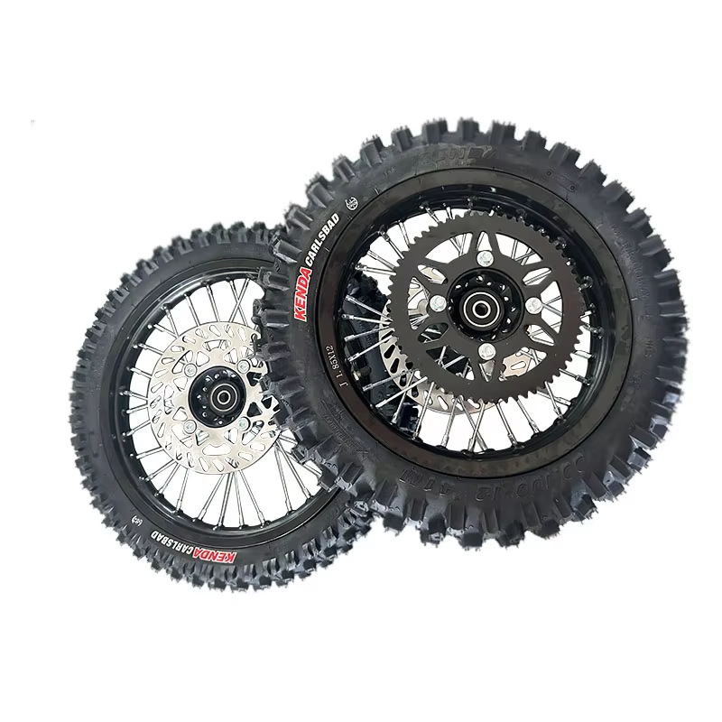 14/17” Universal Mini E-Moto Dirt Wheel Set