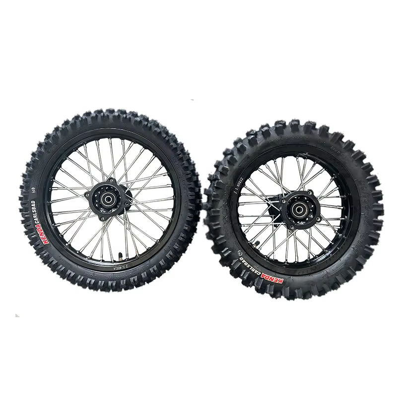 14/17” Universal Mini E-Moto Dirt Wheel Set